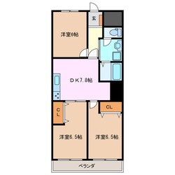 平田町駅 徒歩13分 5階の物件間取画像